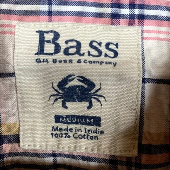 Bass Casual Button Down Size Medium - Picture 3 of 3